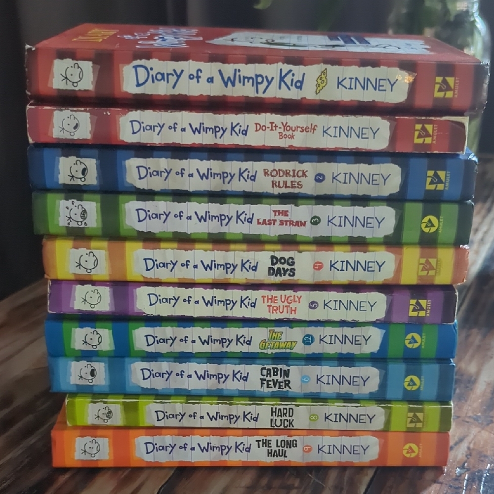 Diary of a Wimpy Kid Book Set by - Colorful Collection